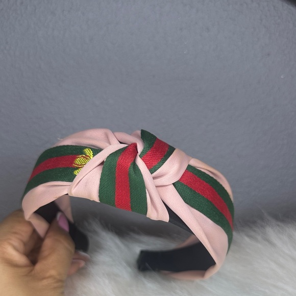 Stylish Pink and Green Headband - Picture 5 of 5